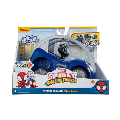 Spidey Vehículo Power Roller Pull Back Black Panther - Toysmart_001