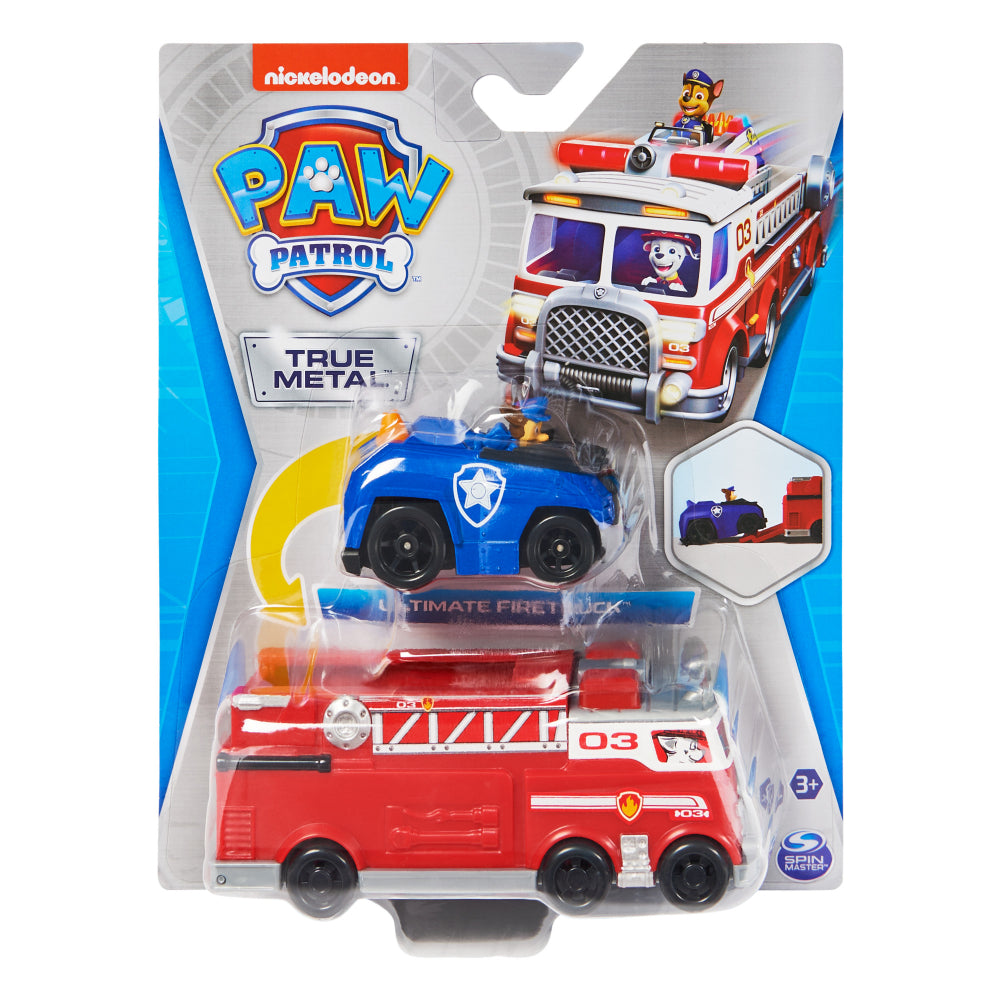 Paw Patrol Carro Bomberos True Metal Veh. Equipo X 2 Toysmart 001 Toysmart Colombia