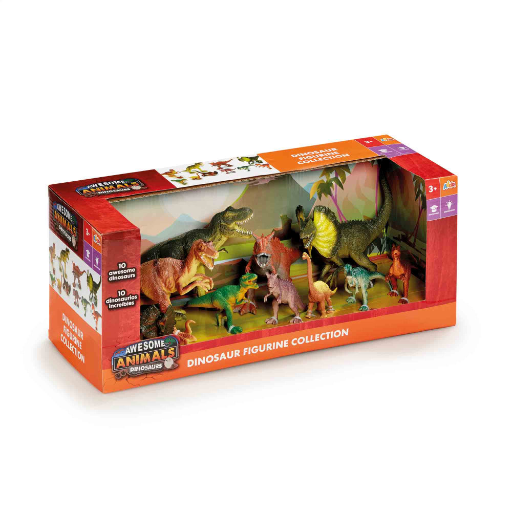 Set Figura X10 De Dinosaurios Awesome Animals Toysmart Toysmart Colombia