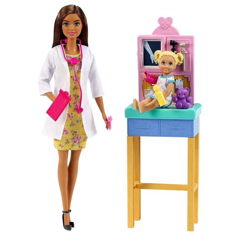Barbie Set de muñecas con Profesiones_006