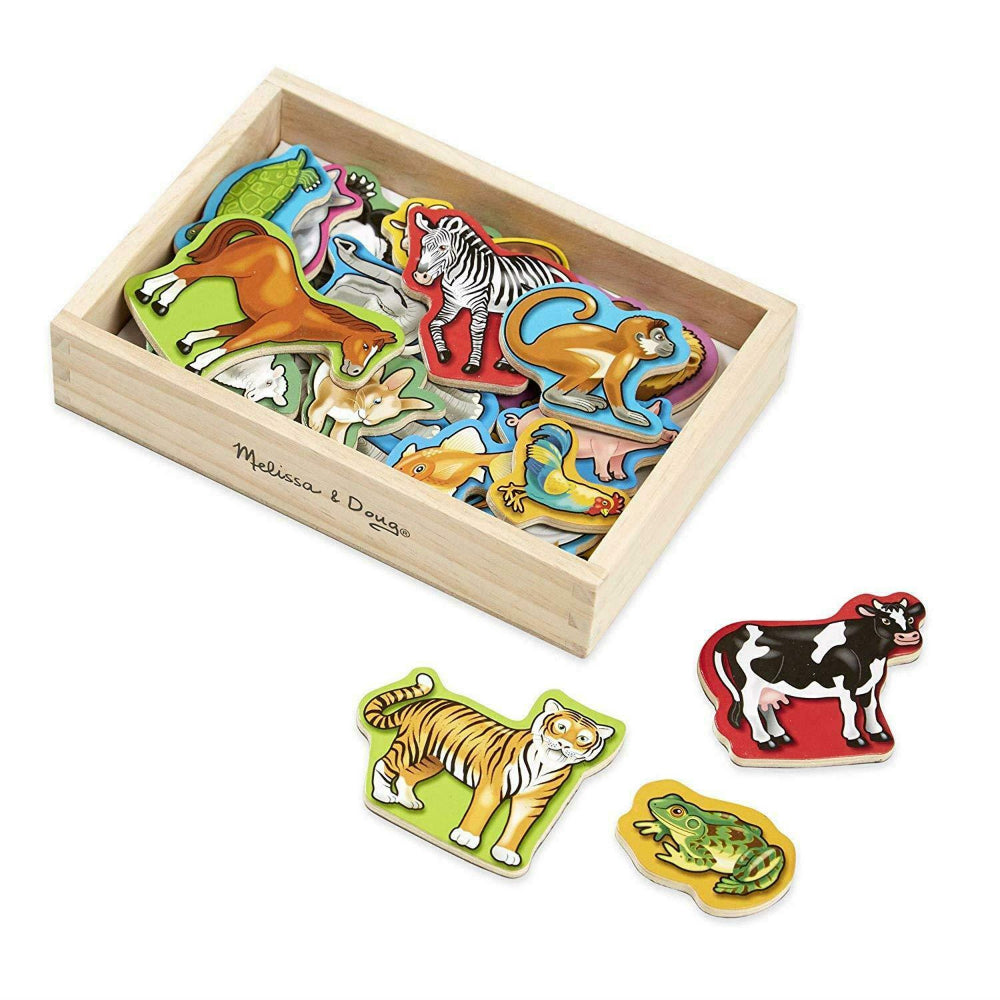 Juguete de Madera Puzzle magnético animales granja juguete de