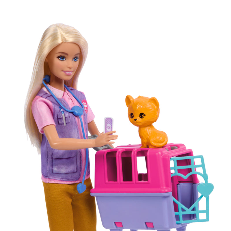 Barbie Profesiones Rescate Animales De La Selva Cabello Rubio - Toysmart - Toysmart_003