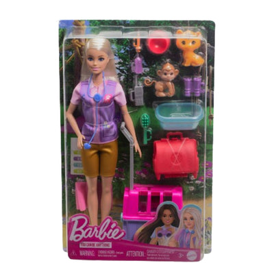 Barbie Profesiones Rescate Animales De La Selva Cabello Rubio - Toysmart - Toysmart_001