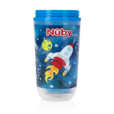 Nuby: Vaso Iluminaso Con Valvula De Silicona 10 Oz Cohete_002