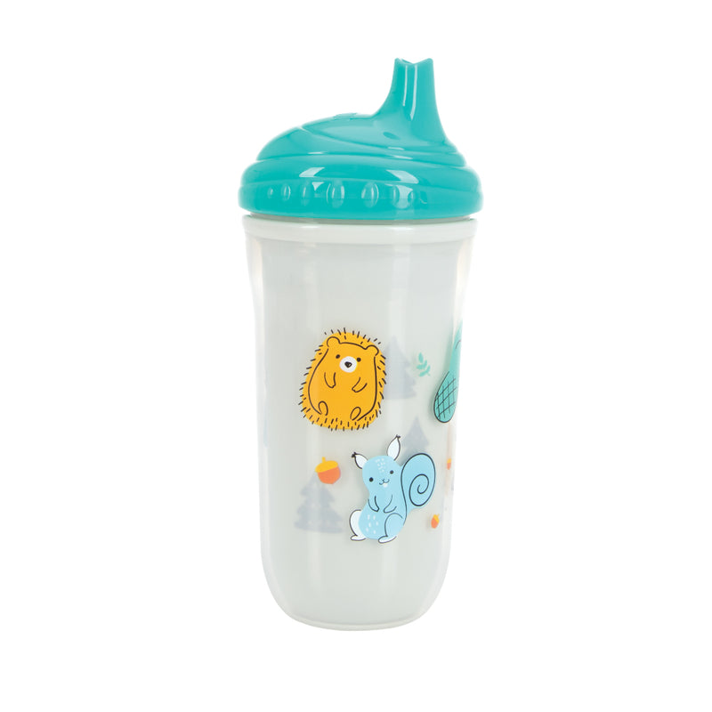 Vaso Aislado De 9 Oz/270 Ml Animales Del Bosque Con Válvula De Silicona - Toysmart_001