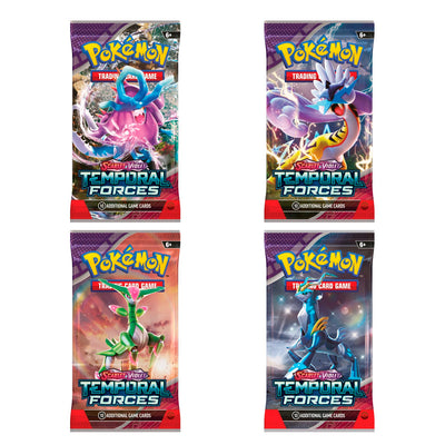 Pokémon Tcg: Scarlet & Violet - Temporal Forces - Booster English X 1 Sobre Sorpresa - Toysmart_001