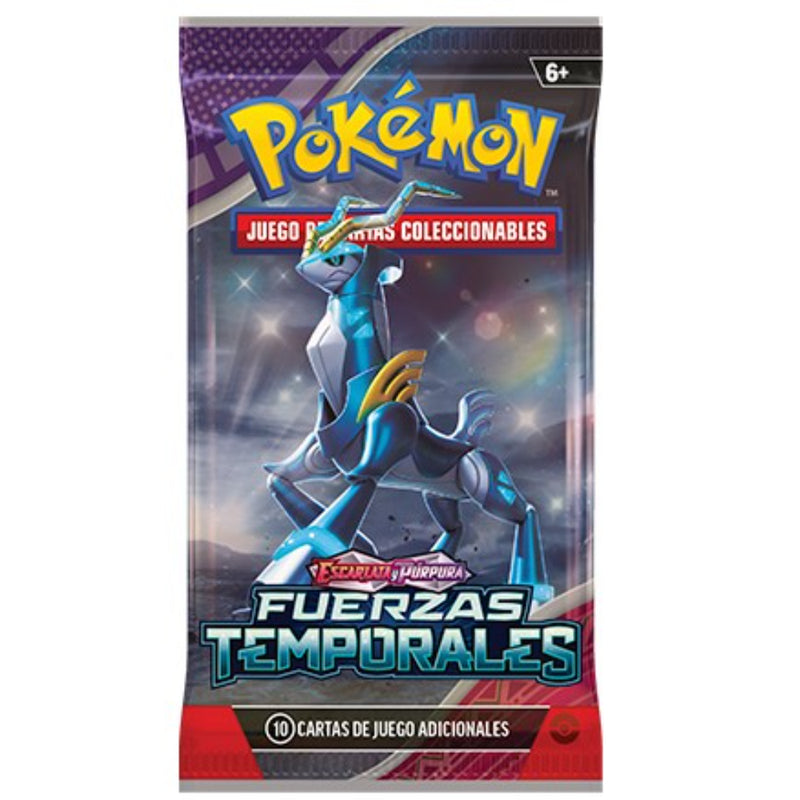 Pokémon Tcg: Scarlet & Violet - Temporal Forces - Refuerzo Español X 1 Sobre Sorpresa - Toysmart_002