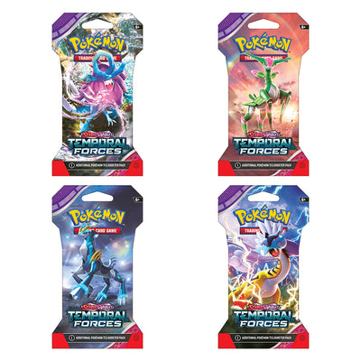 Pokémon Tcg: Scarlet & Violet - Temporal Forces - Sleeved Booster English X 1 Sobre Sorpresa - Toysmart_001