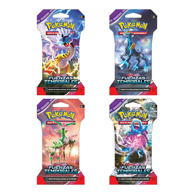 Pokémon Tcg: Scarlet & Violet - Temporal Forces - Sleeved Booster Español X 1 Sobre Sorpresa - Toysmart_001