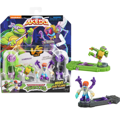 Tortugas Ninja - Akedo Tmnt Versus Pack - Donatello Vs Baxter Strockman - Toysmart_003