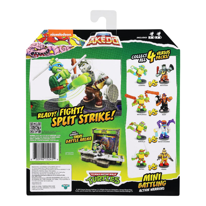 Tortugas Ninja - Akedo Tmnt Versus Pack - Donatello Vs Baxter Strockman - Toysmart_004