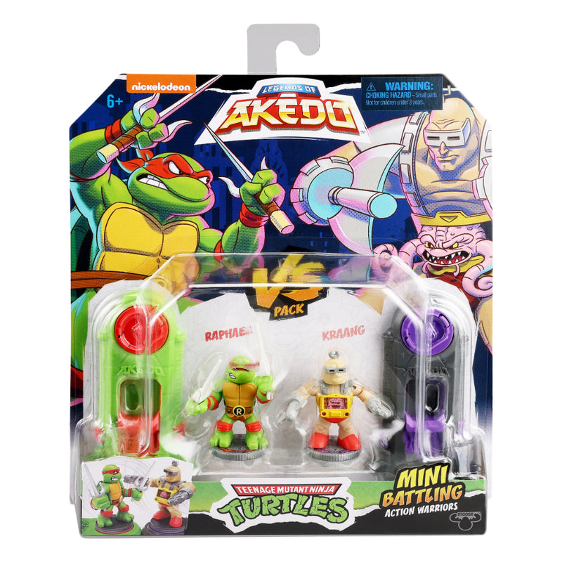 Tortugas Ninja - Akedo Tmnt Versus Pack - Raphael Vs Kraang - Toysmart_001