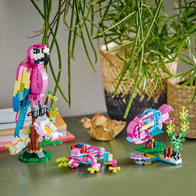 Lego®Creator: Loro Rosa Exótico - Toysmart_009