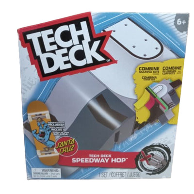 Tech Deck Set - Rampas X Connect Speedway Hop Y Patineta Santa Ruz - Toysmart_001