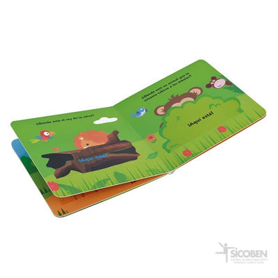 Libro Aprendizaje ¿Quien Se Esconde? Animales De La Selva - Toysmart_002