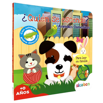 Libro Aprendizaje ¿Quien Se Esconde? Animales Domésticos - Toysmart_003