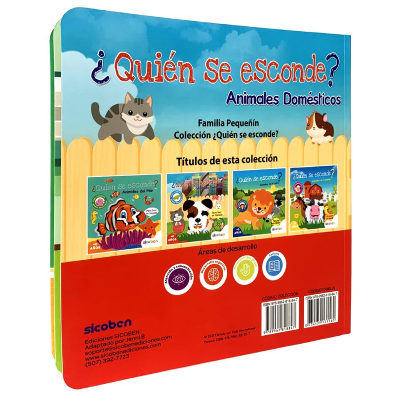 Libro Aprendizaje ¿Quien Se Esconde? Animales Domésticos - Toysmart_004