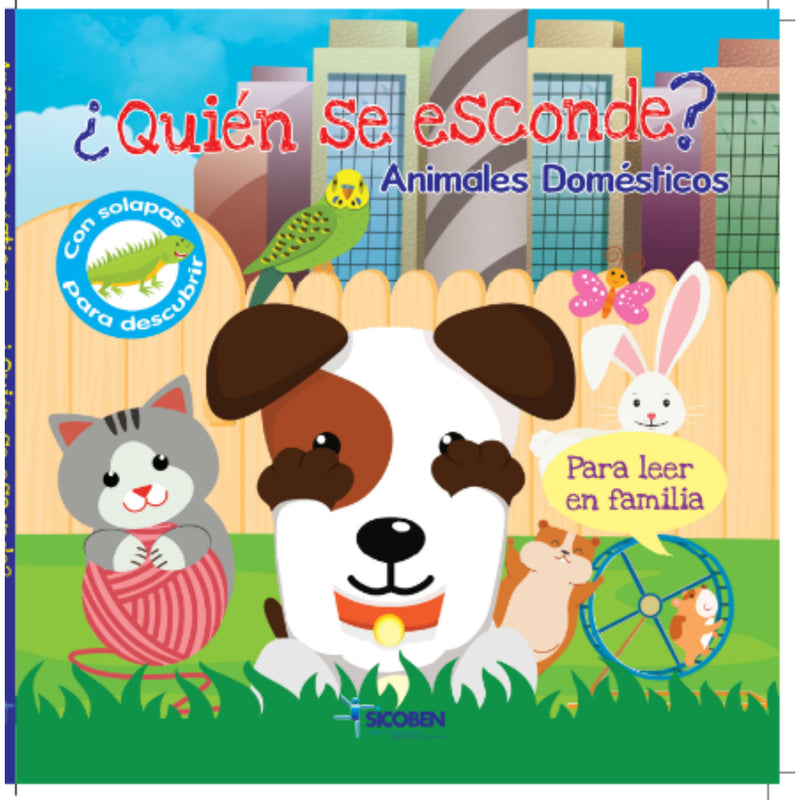 Libro Aprendizaje ¿Quien Se Esconde? Animales Domésticos - Toysmart_001