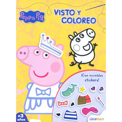 Libro Didáctico Naranja Visitendo A Peppa Pig  - Toysmart_001