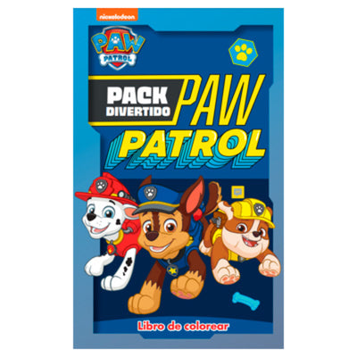 Mini Pack Libros Y Actividades Con Stickers Paw Patrol Azul - Toysmart_001