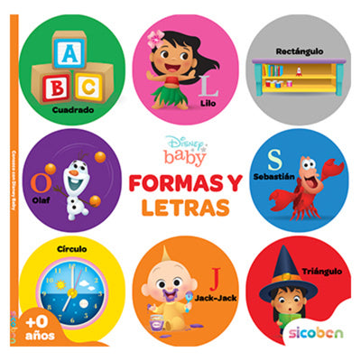 Libro Aprendizaje Disney Baby Formas Y Letras - Toysmart_001