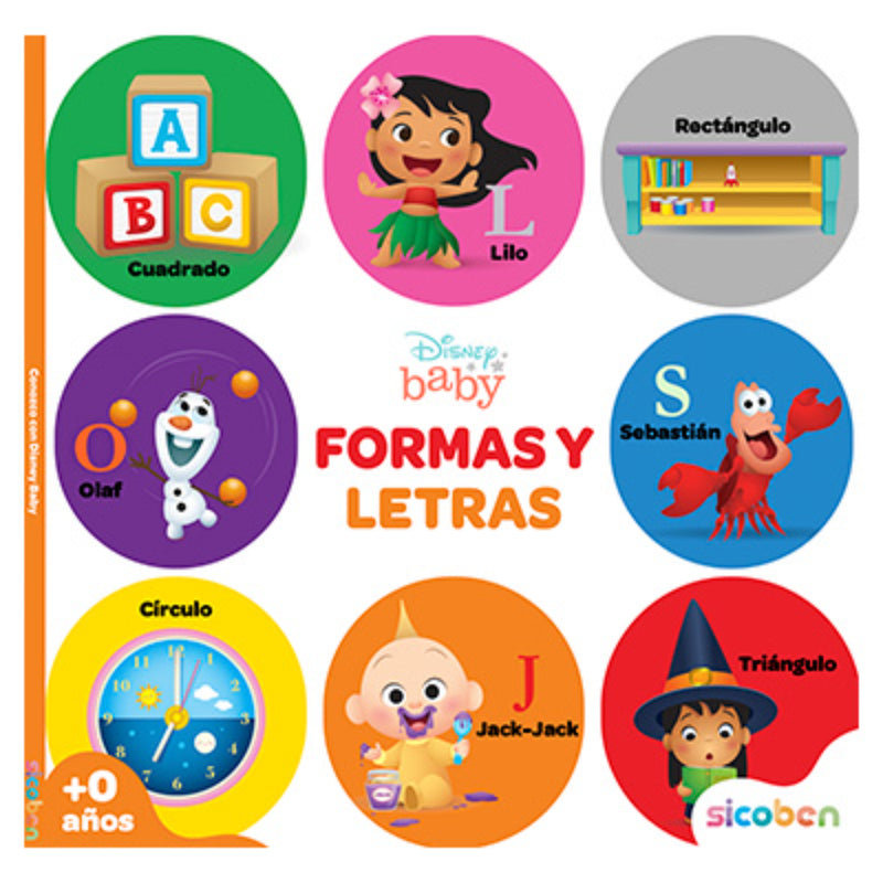 Libro Aprendizaje Disney Baby Formas Y Letras - Toysmart_001