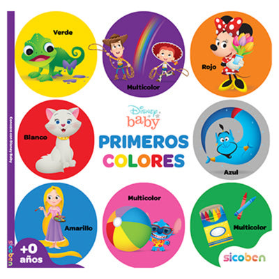 Libro Aprendizaje Disney Baby Primeros Colores  - Toysmart_001