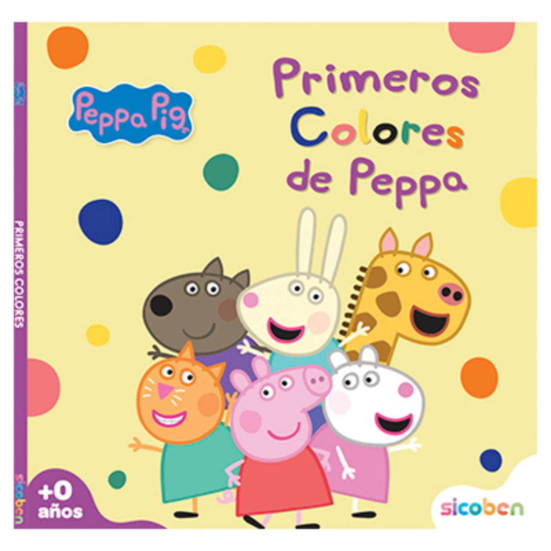 Libro Aprendizaje Con Peppa Pig Primeros Colores - Toysmart_001