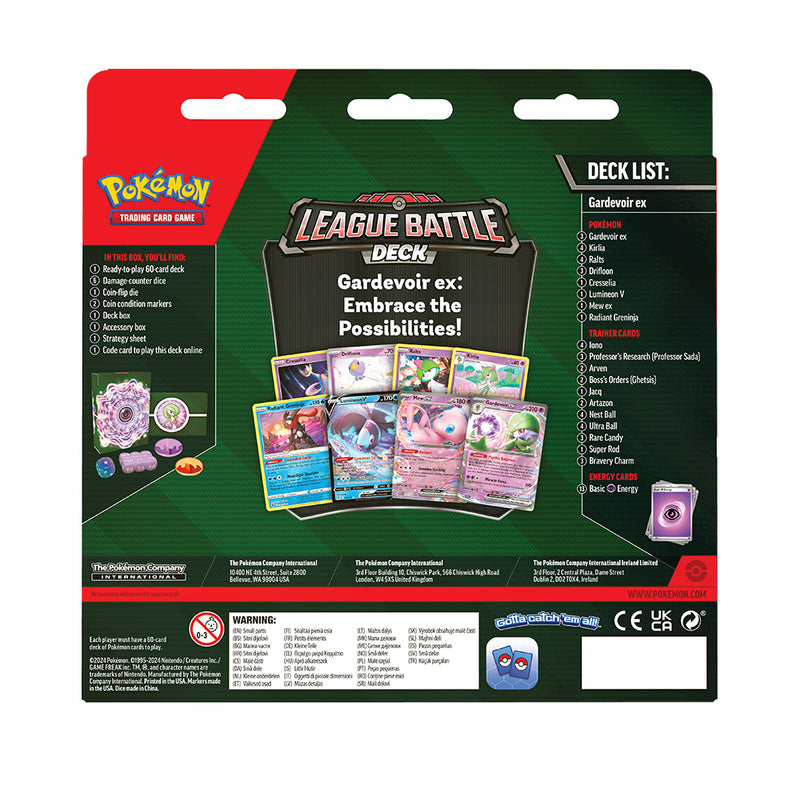 Pokémon Tcg: Gardevoir Ex League Battle Deck En - Toysmart_002