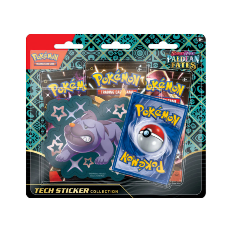 Pokemon Tcg Paldean Fates Stiker Box Spa Maschiff - Toysmart_001