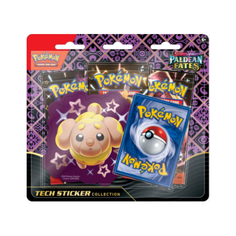 Pokemon Tcg Paldean Fates Stiker Box Spa Fidough - Toysmart_001