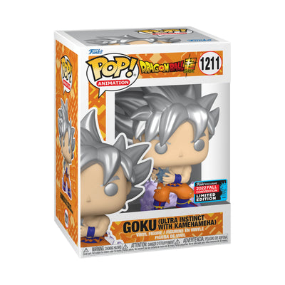 Pop Animation: Dbs- Goku Ultra Instinto C/Kamehame Fig. Vinil - Toysmart_001