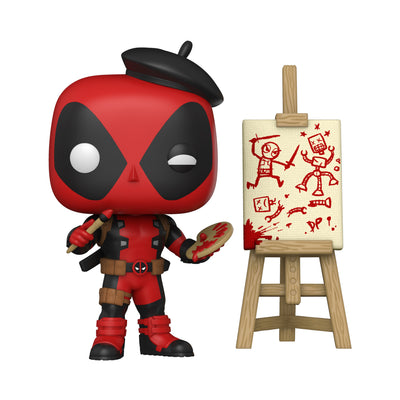 Pop Marvel: Deadpool 30Th- Artista Fig. Cabeza Oscilante - Toysmart_002