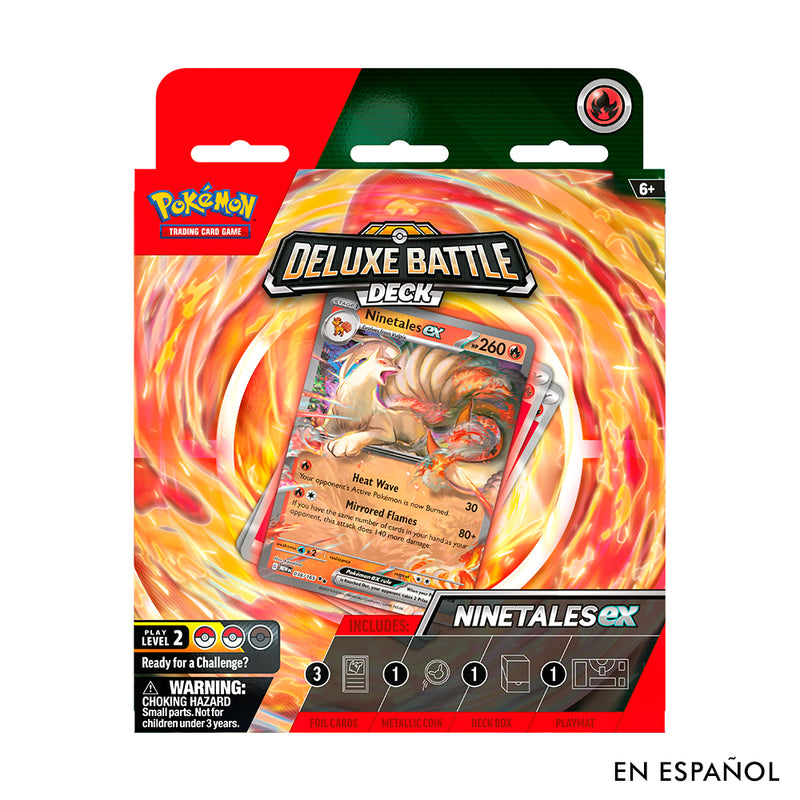 Pokémon Tcg: Ninetales Ex Deluxe Battle Deck Es - Toysmart_001