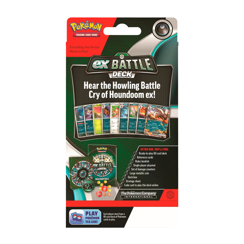 Pokemon Tcg Houndoom Ex Bat Deck English - Toysmart_002