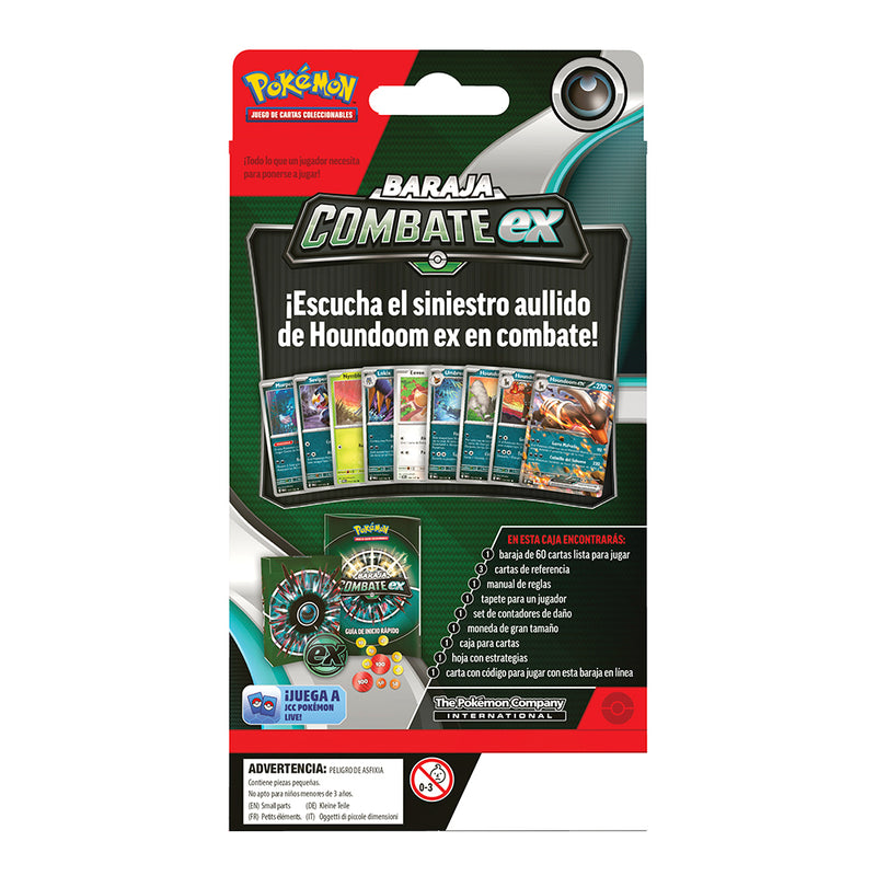 Pokemon Tcg Houndoom Ex Bat Deck Español - Toysmart_003