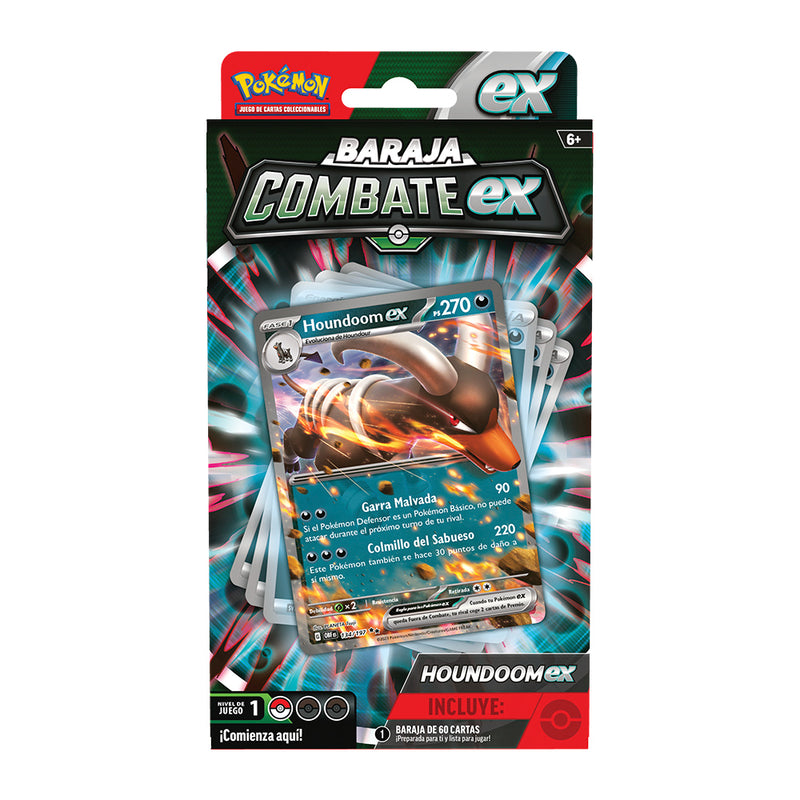 Pokemon Tcg Houndoom Ex Bat Deck Español - Toysmart_001