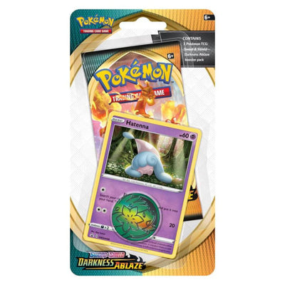 Pokemon Tcg Swsh03 Darknes Ablaze Ch Hatenna Español - Toysmart_001