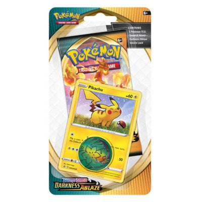 Pokemon Tcg Swsh03 Darknes Ablaze Ch Pikachu Español - Toysmart_001