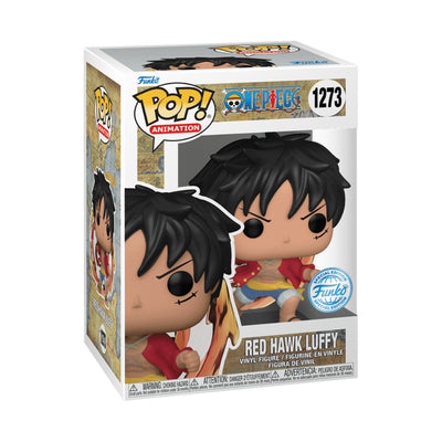 Pop Animation: One Piece- Red Hawk Luffy Fig. Vinil-Classic - Toysmart_001