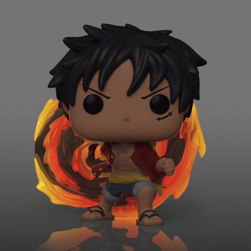 Pop Animation: One Piece- Red Hawk Luffy Fig. Vinil-Glow Chase - Toysmart_002