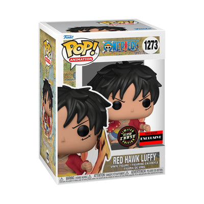 Pop Animation: One Piece- Red Hawk Luffy Fig. Vinil-Glow Chase - Toysmart_001