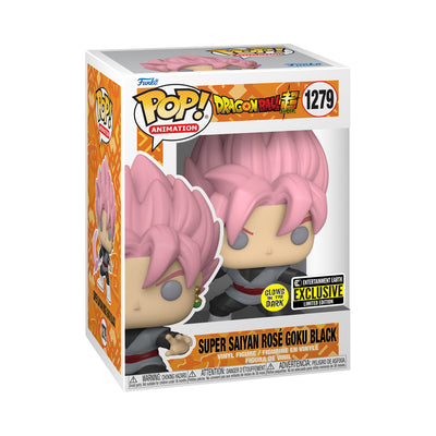 Pop Animation: Dbs Goku Super Saiyan Rosa Fig. Vinil - Glow - Toysmart_001