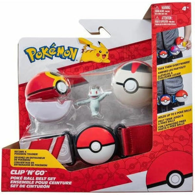 Pokémon Poké Bola Set De Cinturón Machop - Toysmart_001