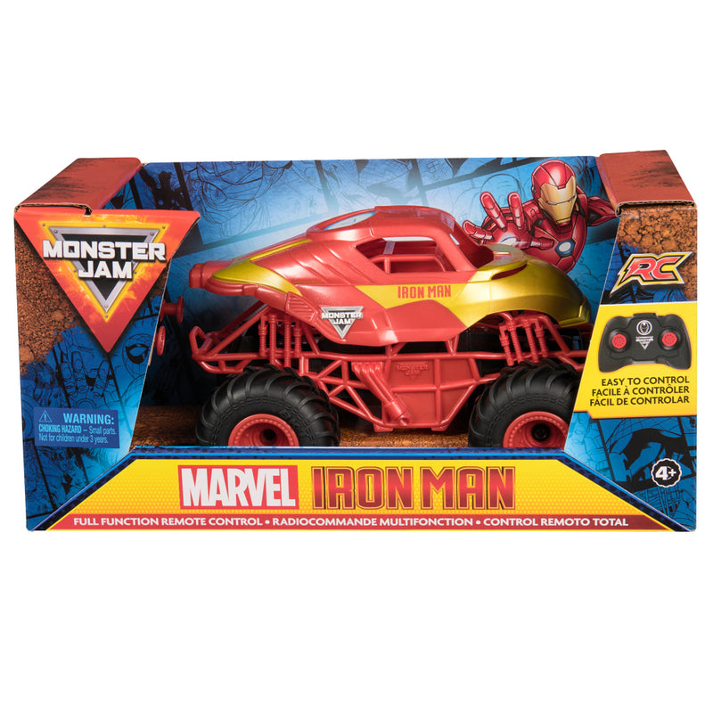 Monster Jam Marvel - Iron Man Escala A 1:24 - Toysmart_001