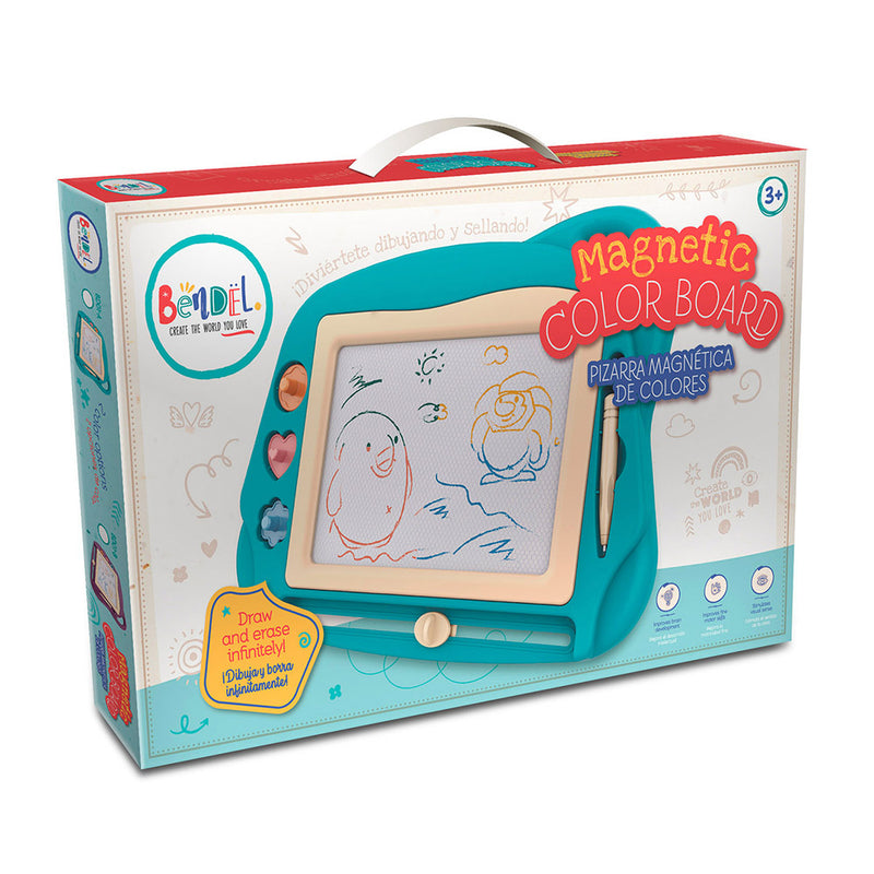 Bendel: Pizarra A Color Magnética-Turquesa - Toysmart_001
