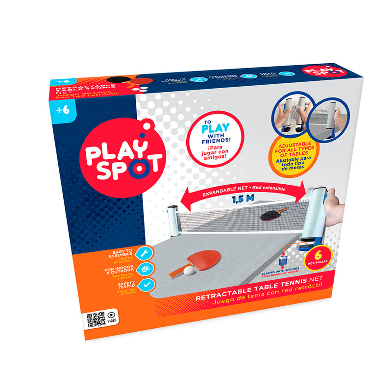 Play Spot: Set Ping Pong Red 1.5M - Toysmart_001