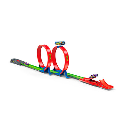 Ultrax: Pista Con Lanzador Doble Loop360 Vehículo Die Cast - Toysmart_002