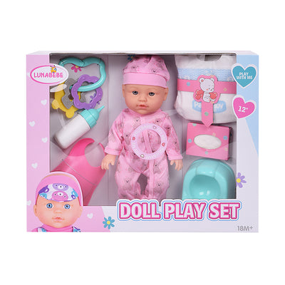 Luna Bebé 12'' Hora Del Baño Con Accesorios - Toysmart_001