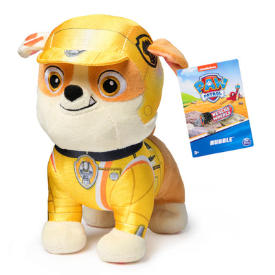 Paw Patrol Rescue Wheels Peluche Básico Rubble - Toysmart_001